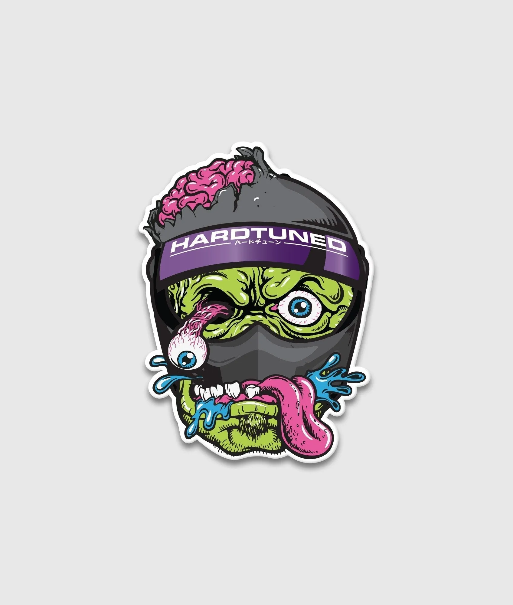 Halloween Race Zombie Sticker
