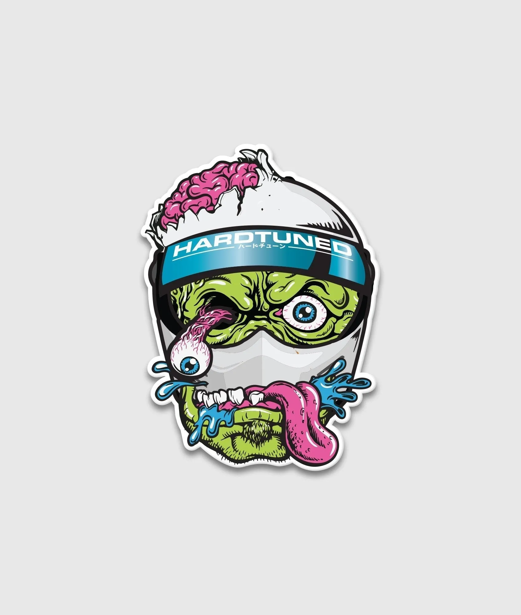 Halloween Race Zombie Sticker