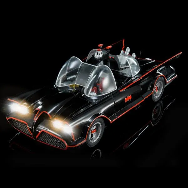 Herocross HMV#001 Batmoblie w/ Batman 1966 Diecast Bluetooth Speaker Figure