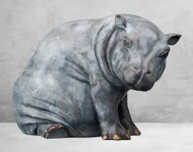 Hippo Sculpture 'Penelope' by Roxy Winterburn SOLD