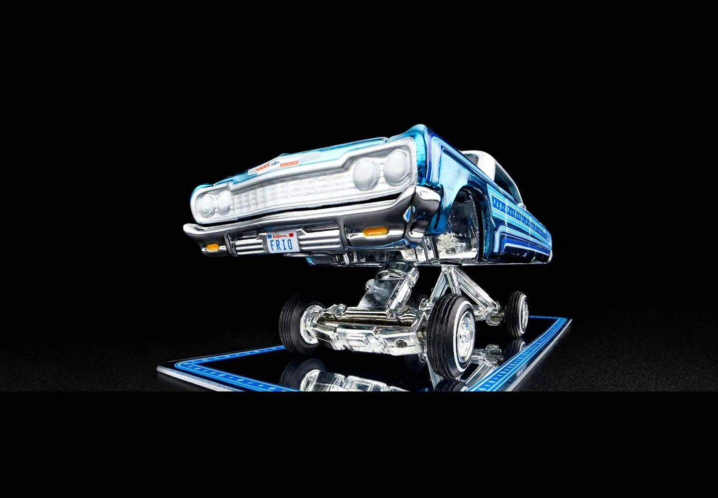 Hot Wheels RLC Snowman Holiday Edition 64 Impala Blue