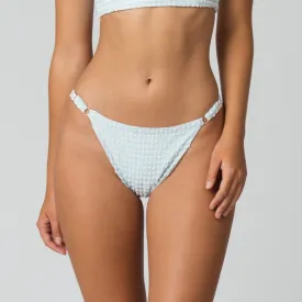 Jasmine Bottom in Aquamarine Gingham