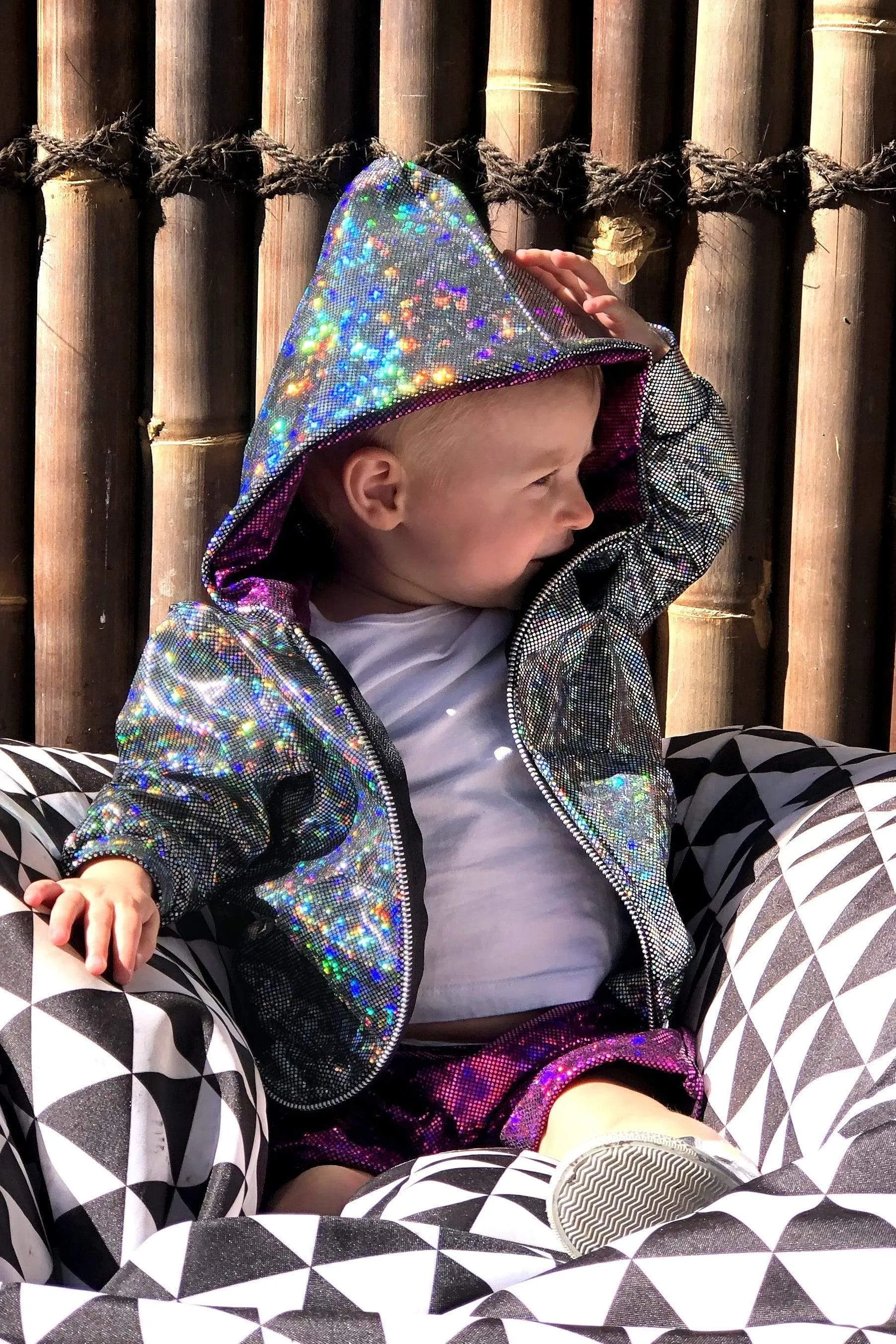 Kids Holographic Shorts | 13 Colors
