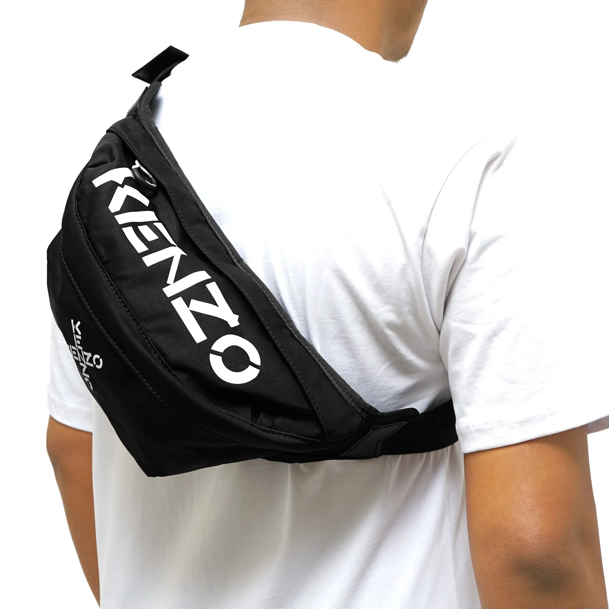 KNZ Printed Cross Logo Belt Bag