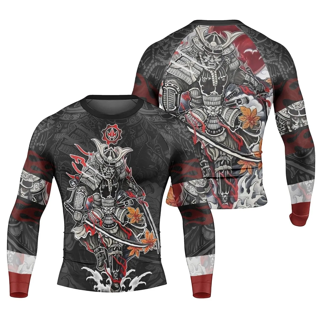 Legendary Samurai Long Sleeve Rash Guard