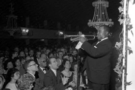 Louis Armstrong SS Admiral 1963 Photo Print
