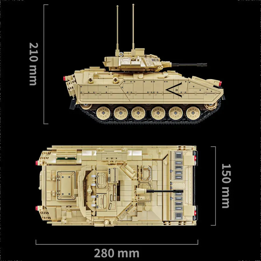 M2 Bradley Armored Personnel Carrier - Legendary Series - Mil-Blox