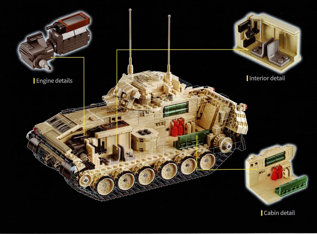 M2 Bradley Armored Personnel Carrier - Legendary Series - Mil-Blox