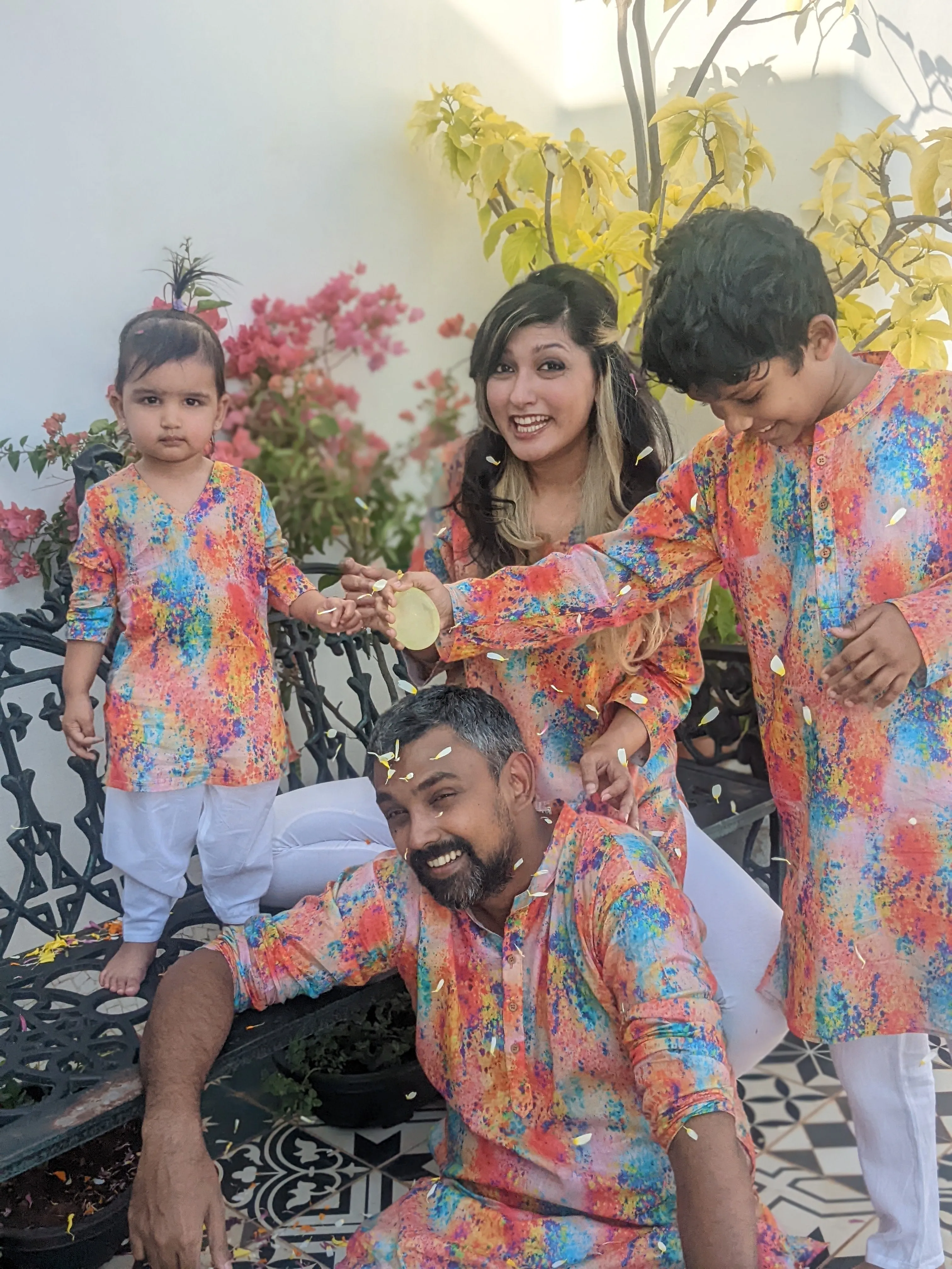 Malmal Kurta for Boys, Men | Holi Trance | Limited Stocks