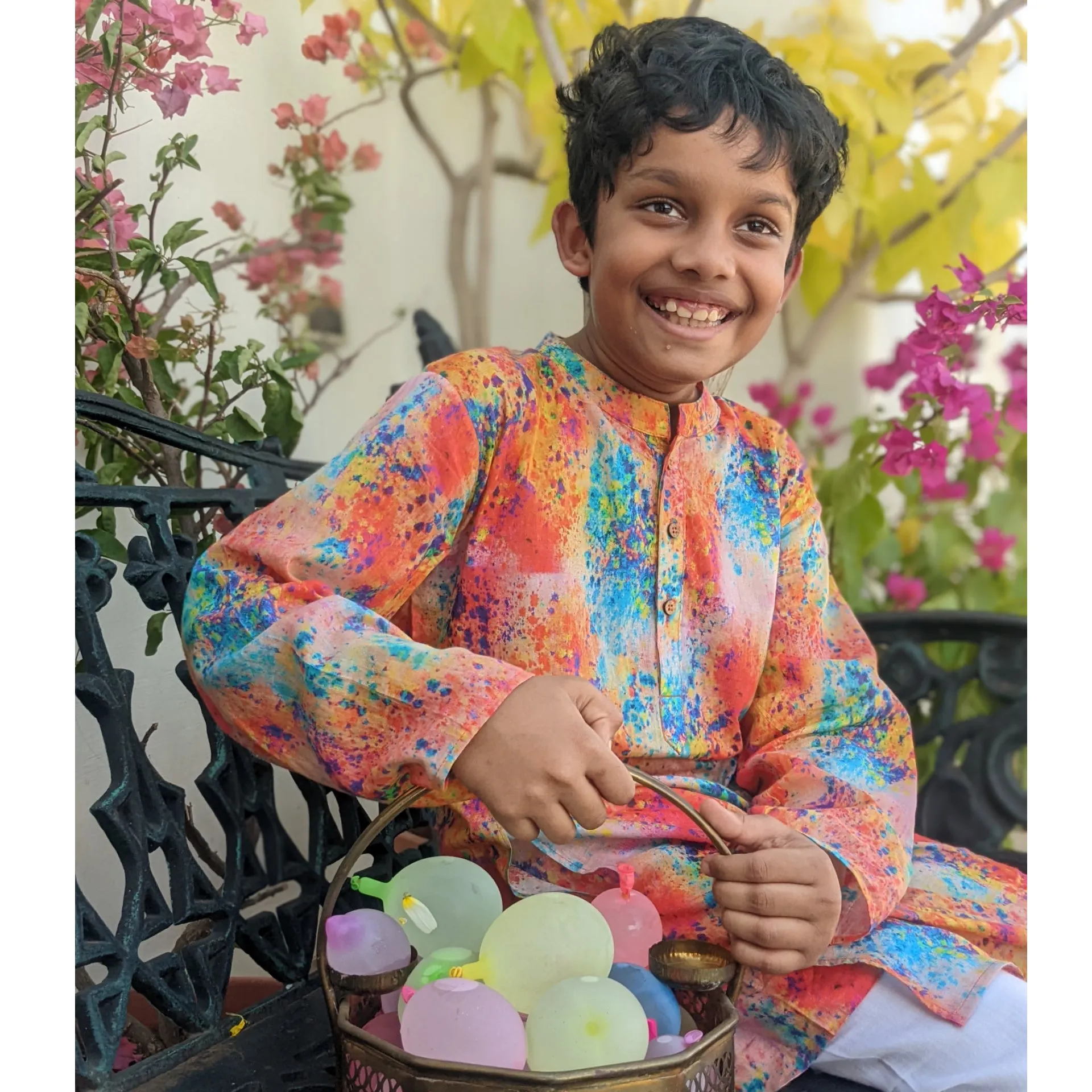 Malmal Kurta for Boys, Men | Holi Trance | Limited Stocks