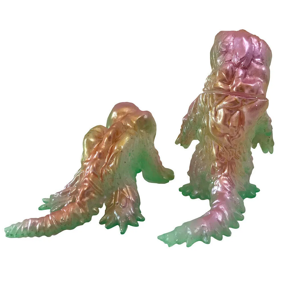 Marusan Toho Hedorah Sakura Growth and Landing Smog Monster Kaiju Sofubi Set Godzilla Store 2020 Limited Release