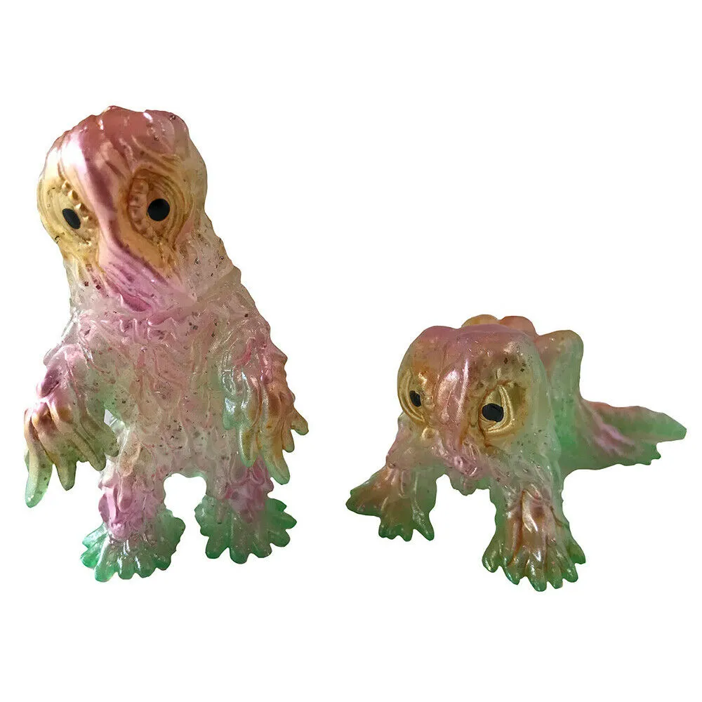 Marusan Toho Hedorah Sakura Growth and Landing Smog Monster Kaiju Sofubi Set Godzilla Store 2020 Limited Release