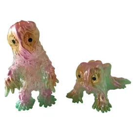 Marusan Toho Hedorah Sakura Growth and Landing Smog Monster Kaiju Sofubi Set Godzilla Store 2020 Limited Release