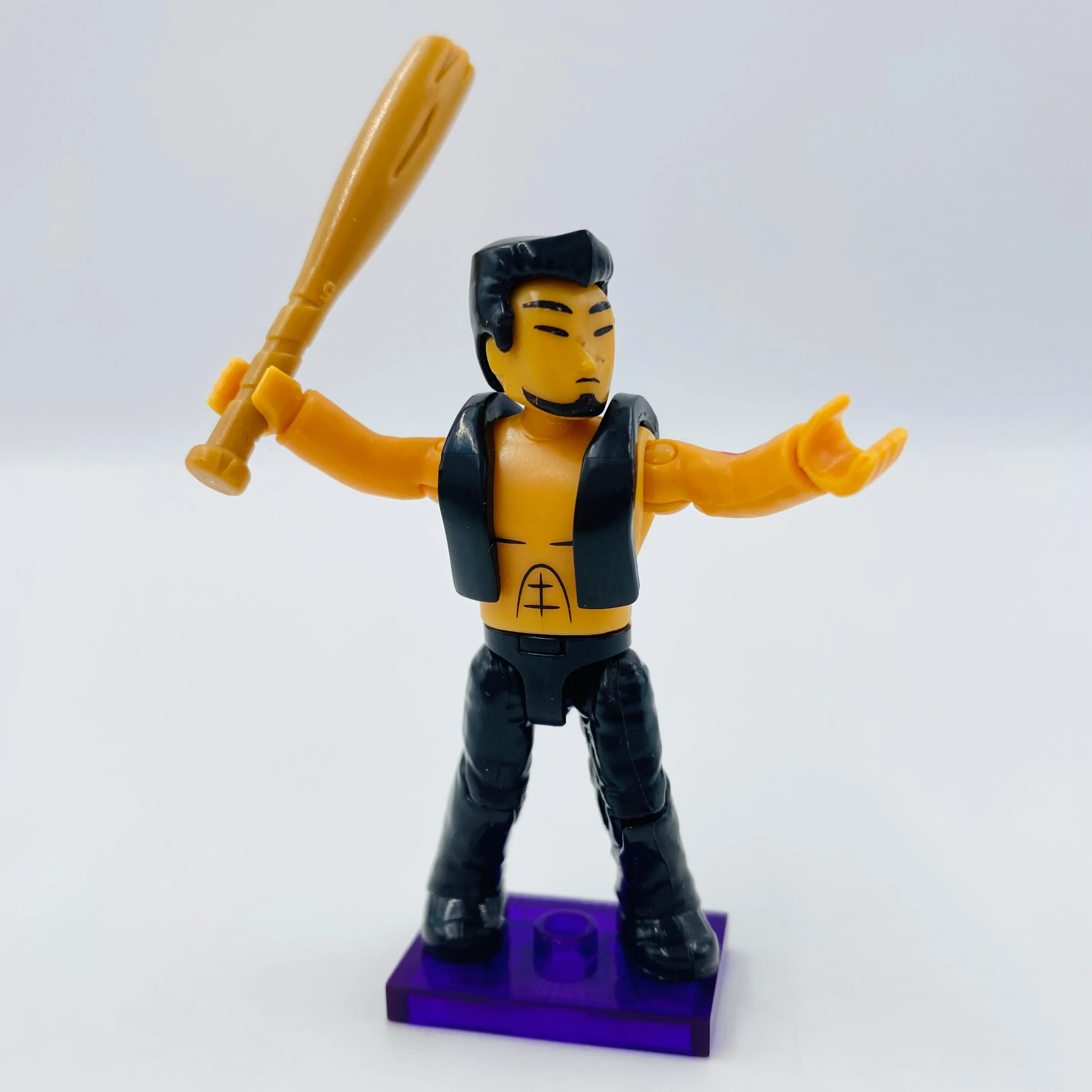 Mega Bloks Teenage Mutant Ninja Turtles series 2 Purple Dragon Fong loose 2” micro action figure (2015) Mattel