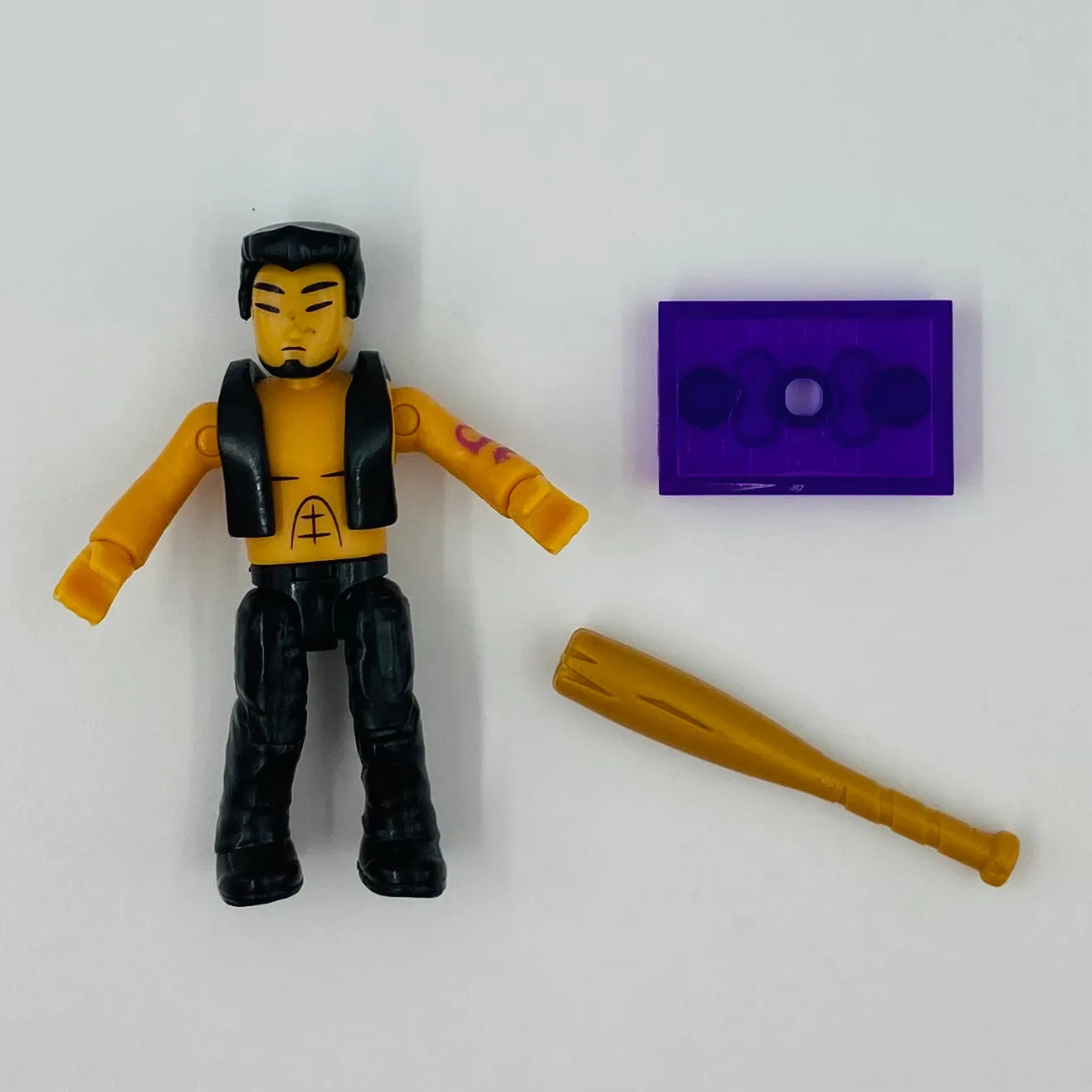 Mega Bloks Teenage Mutant Ninja Turtles series 2 Purple Dragon Fong loose 2” micro action figure (2015) Mattel