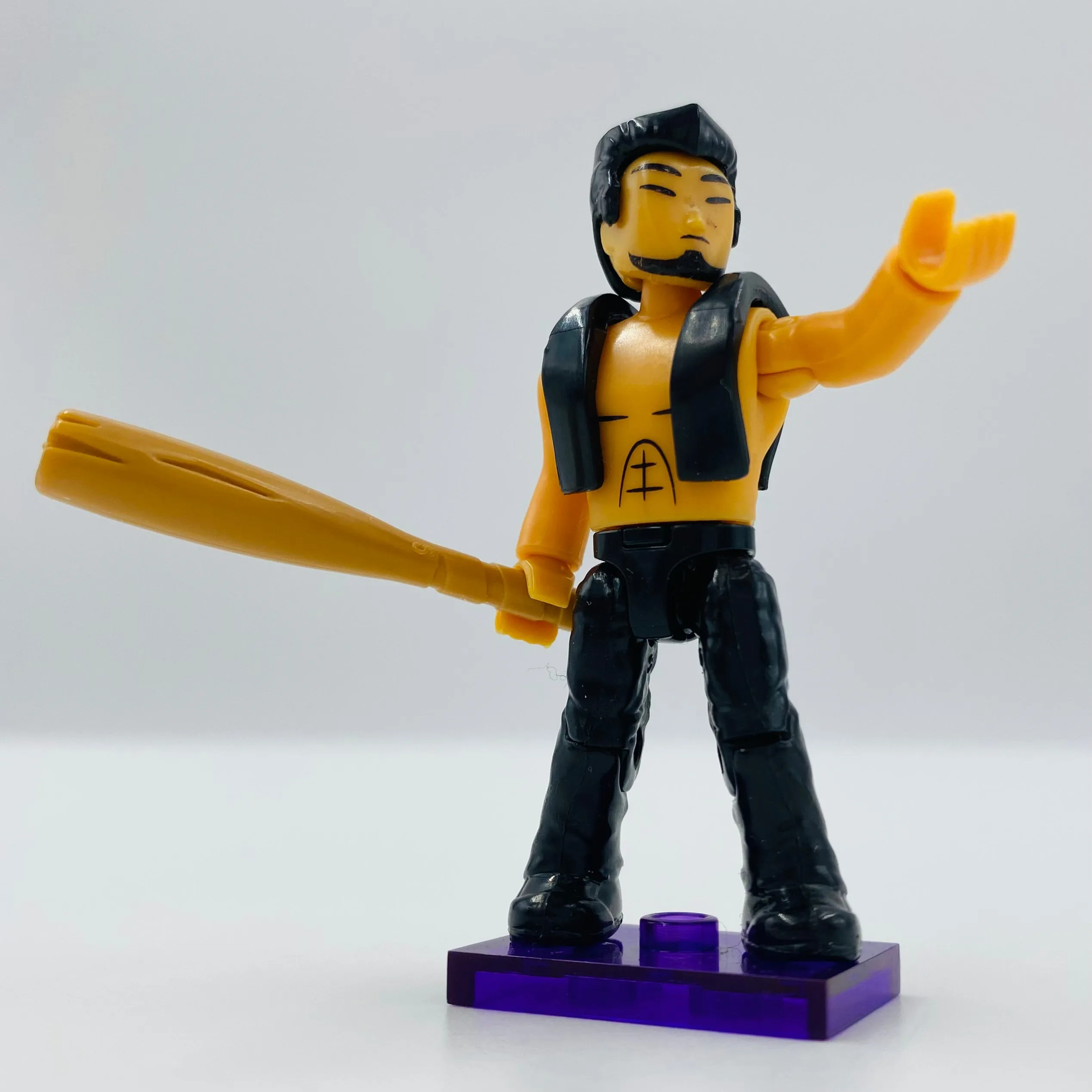 Mega Bloks Teenage Mutant Ninja Turtles series 2 Purple Dragon Fong loose 2” micro action figure (2015) Mattel