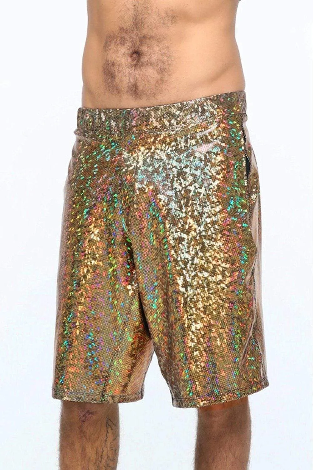 Mens Holographic Festival Shorts | 13 Colors
