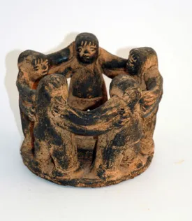 Mini circle of friends incense burner