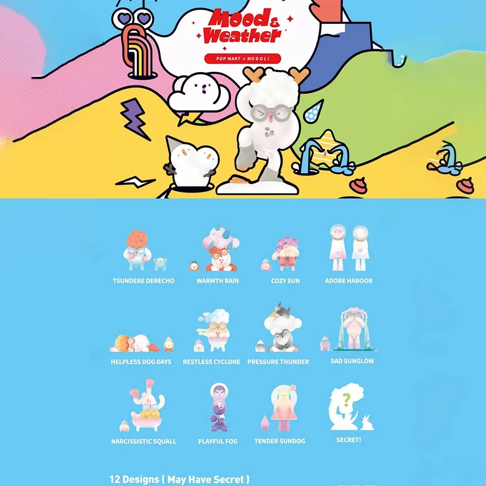 Modoli Weather Man Blind Box Series by Modoli x POP MART