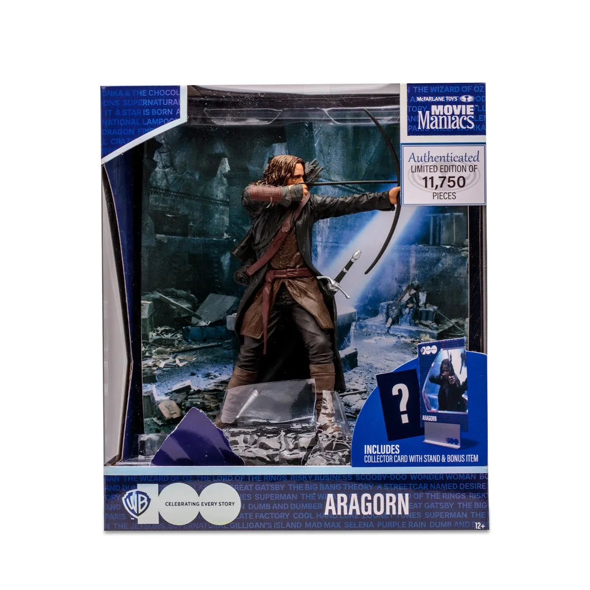 Movie Maniacs - WB 100 - Lord of The Rings: Aragorn Limited Edition 6-Inch Posed Figure (14011)