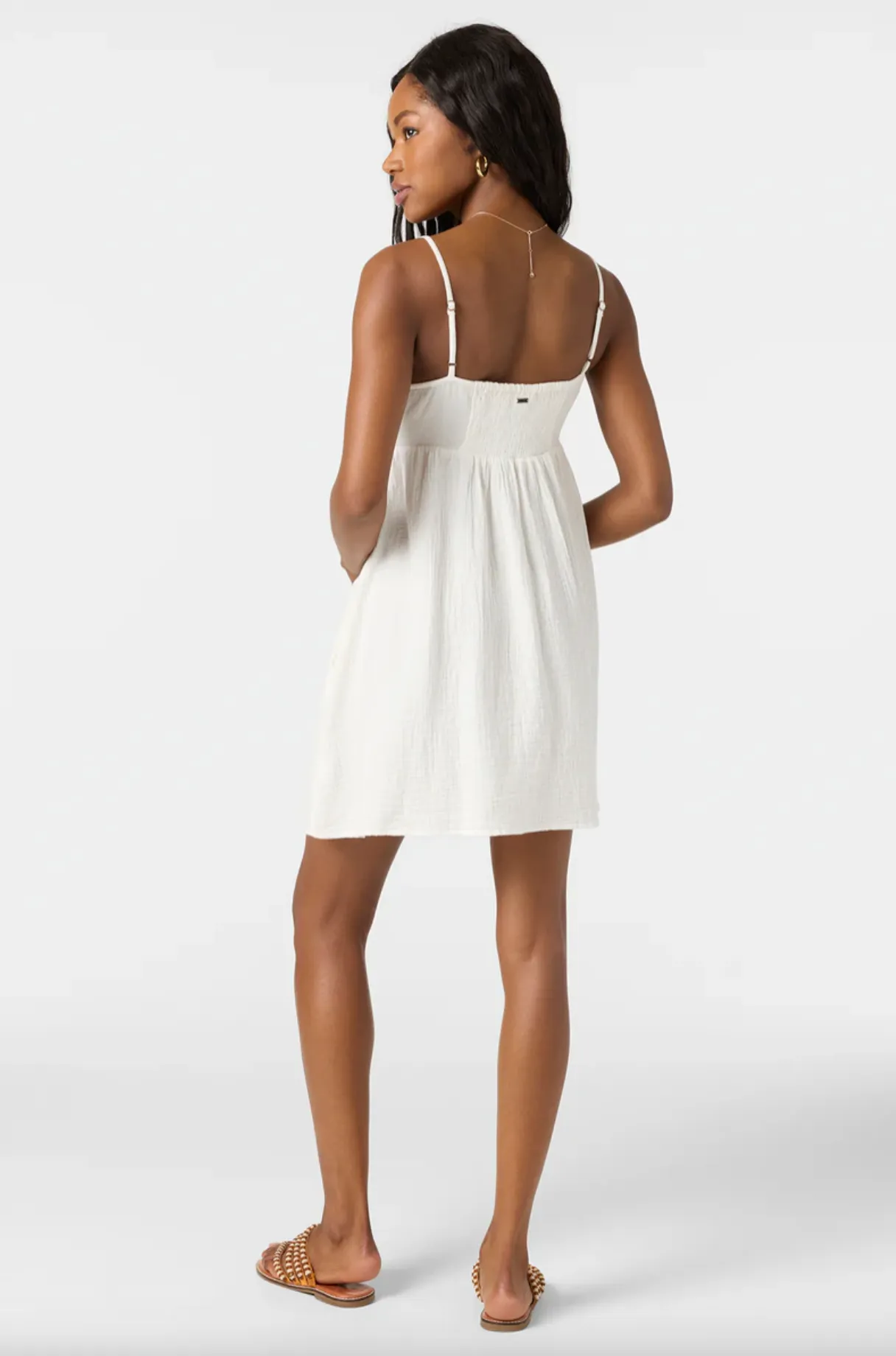 NATALYA SHORT DRESS (White) ONLINE EXCLUSIVE