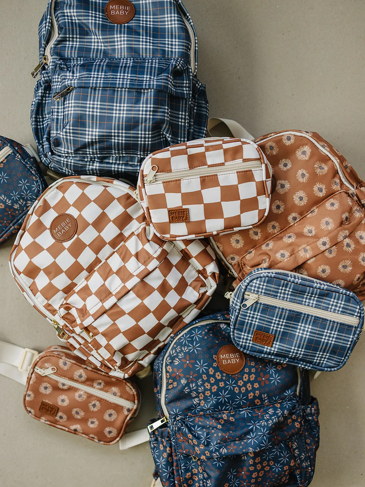 Navy Plaid Mini Backpack *Online Exclusive*