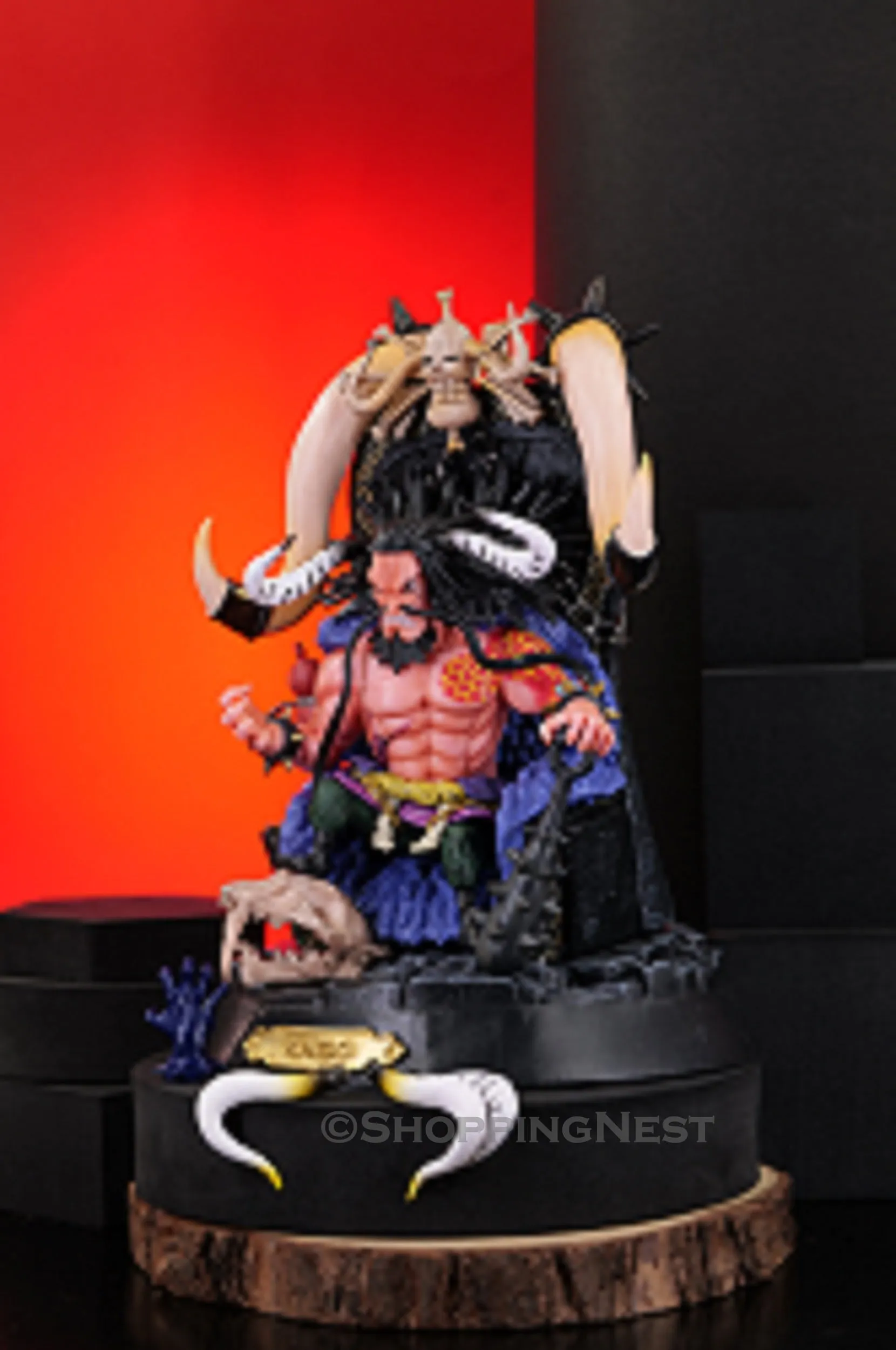 One Piece | Four Emperors Kaido On Throne Anime Action Figure | 23 Cm |