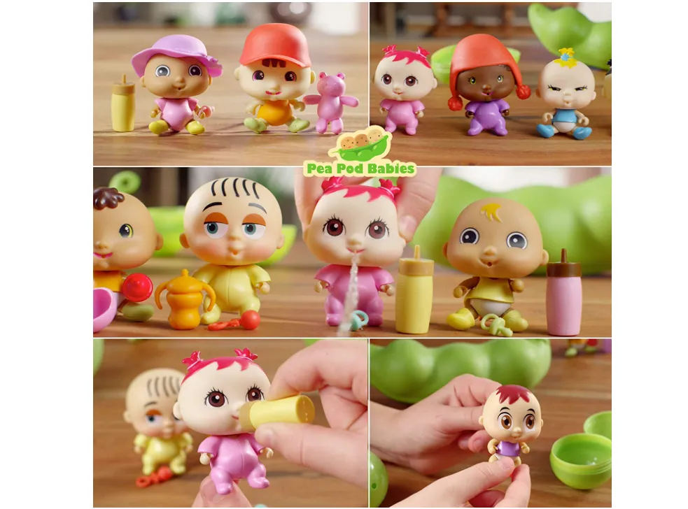 Pea Pod Babies Collectible Mystery Surprise Toy Baby & Accessories, Assorted