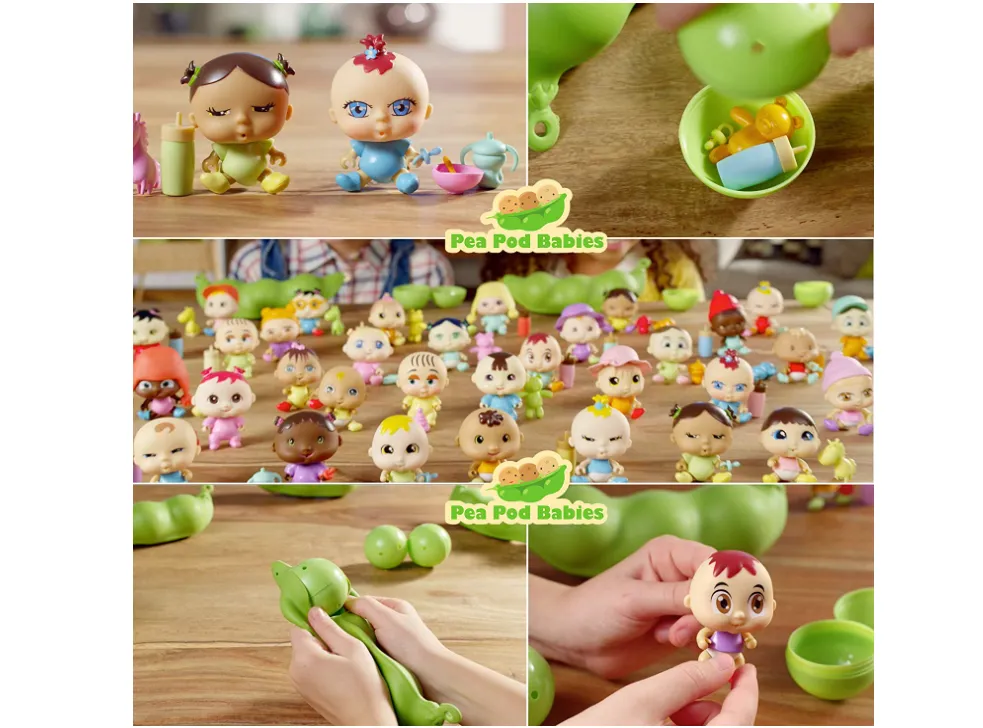 Pea Pod Babies Collectible Mystery Surprise Toy Baby & Accessories, Assorted