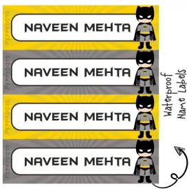 Personalised Water Proof Labels - Batman
