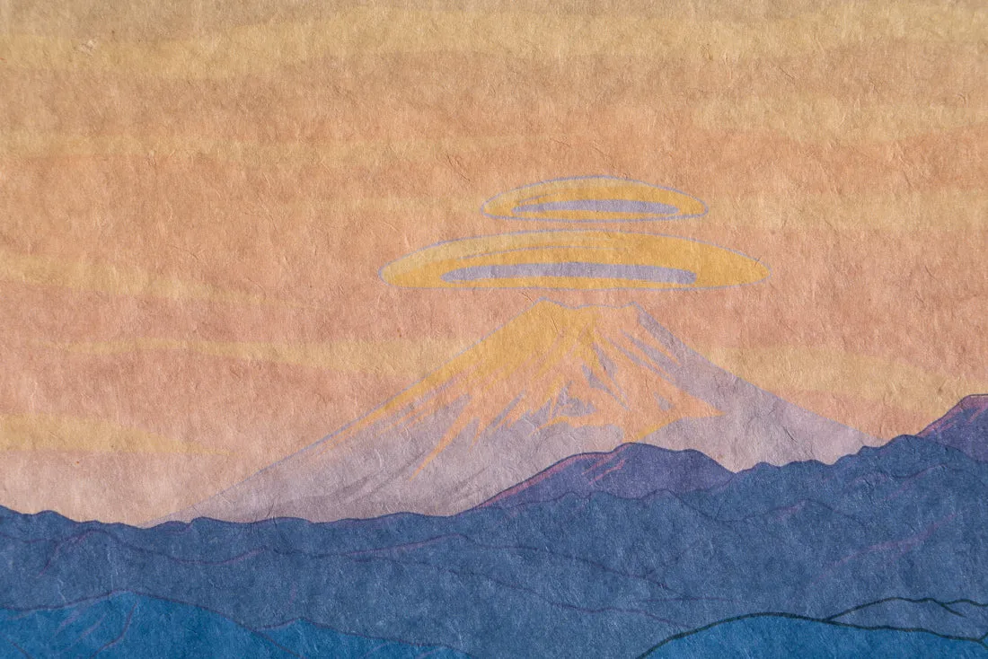 "Mountain" Washi Paper Limited Edition Print