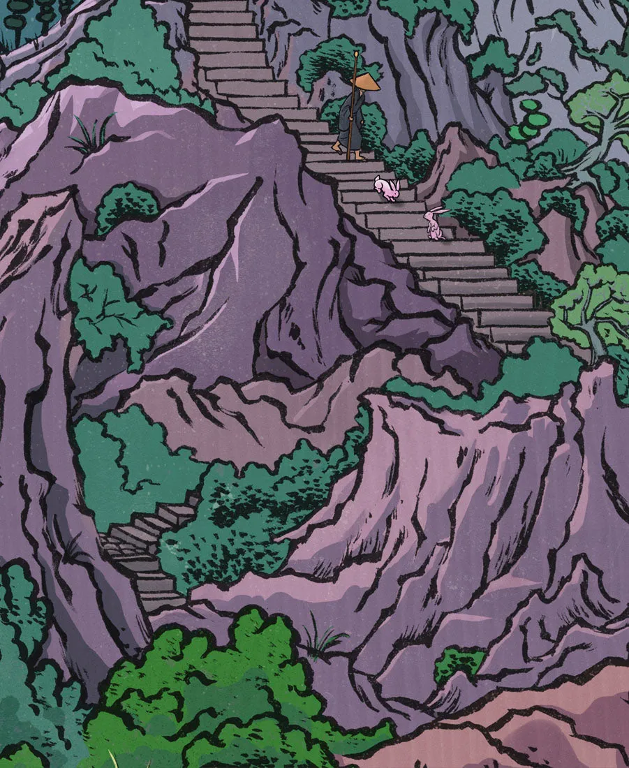"Mountain" Washi Paper Limited Edition Print