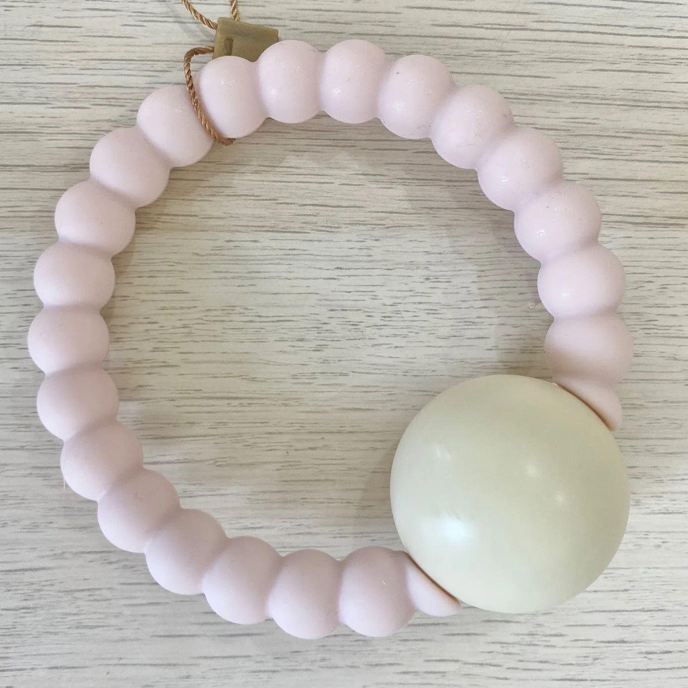 Rattle'O Teether - Dusky Pink