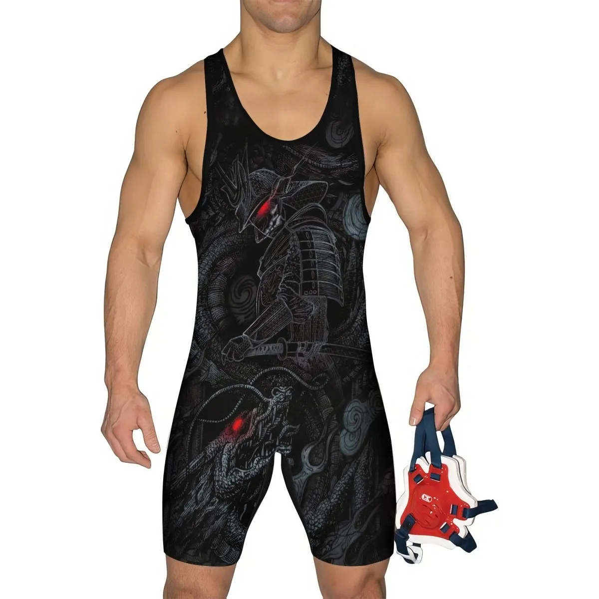 Samurai & Gray Dragon Wrestling Singlets