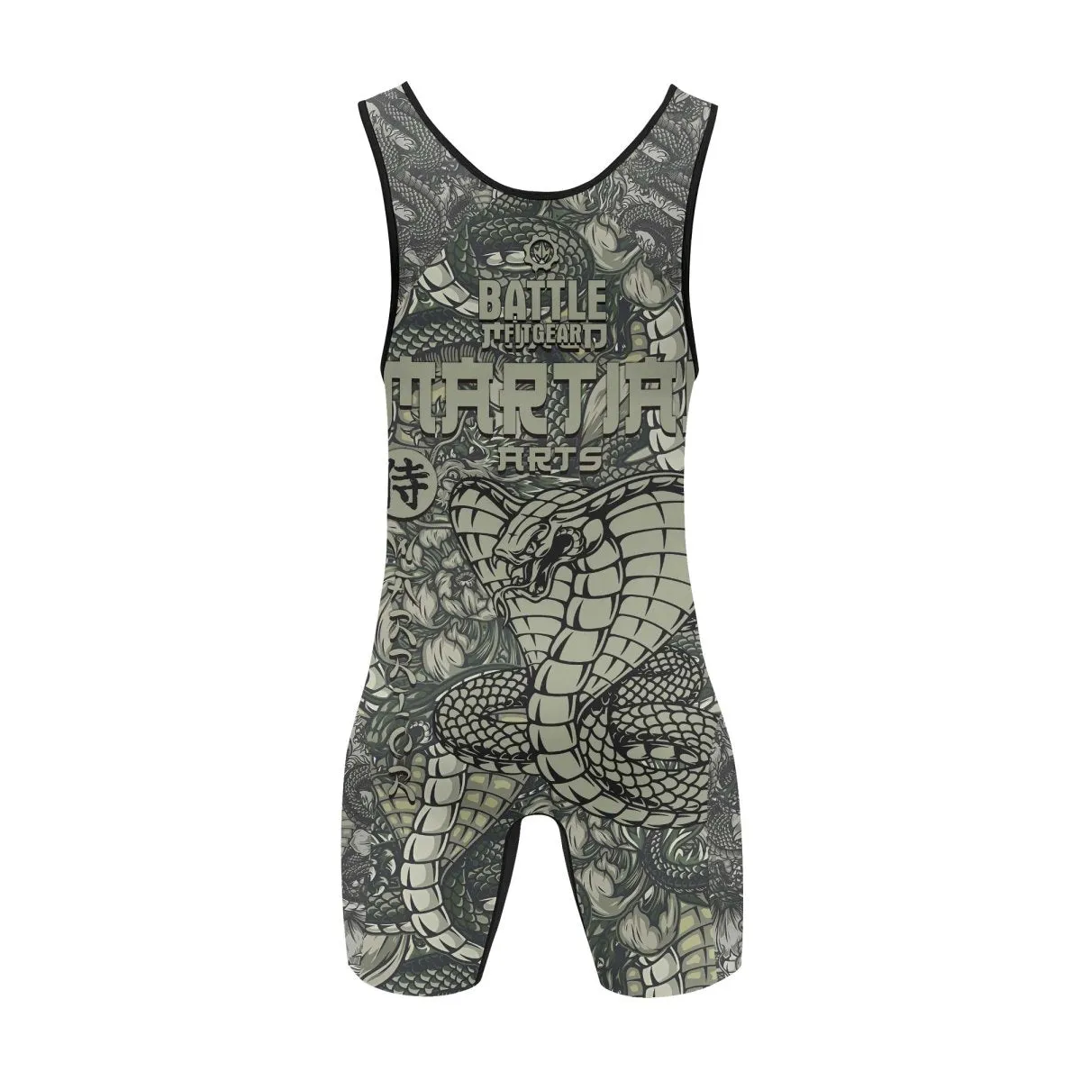 Samurai Cobra And Dragon Wrestling Singlets