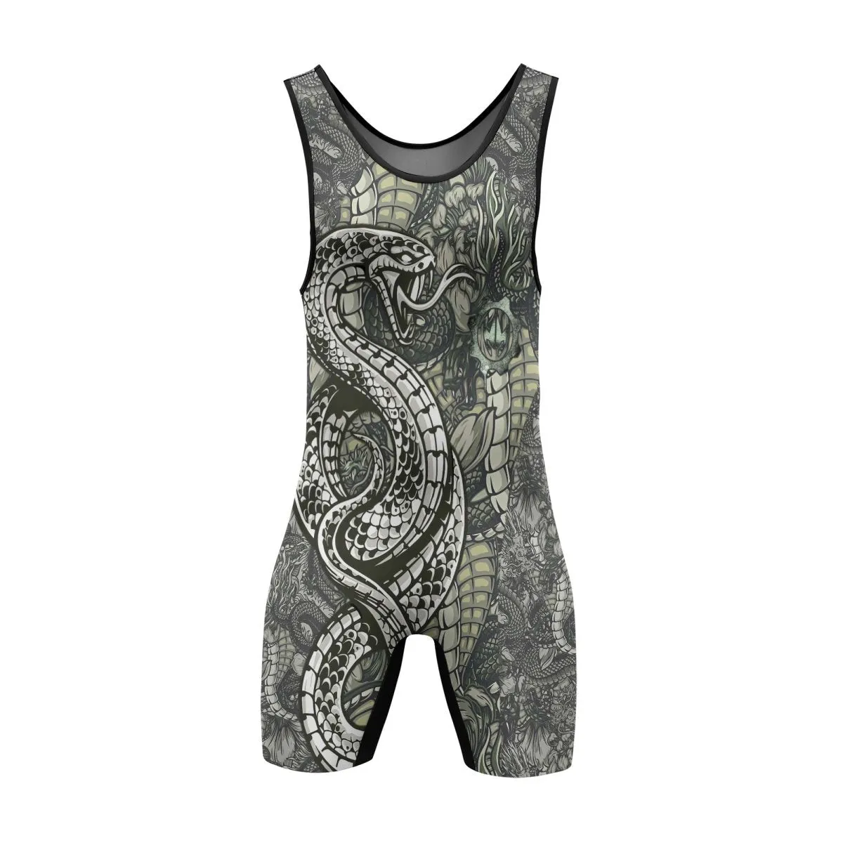Samurai Cobra And Dragon Wrestling Singlets