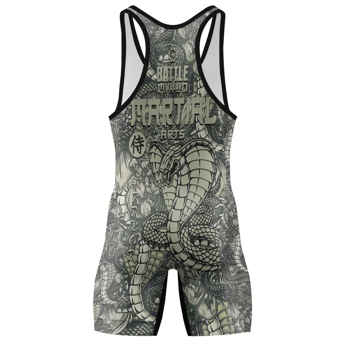 Samurai Cobra And Dragon Wrestling Singlets