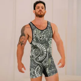 Samurai Cobra And Dragon Wrestling Singlets