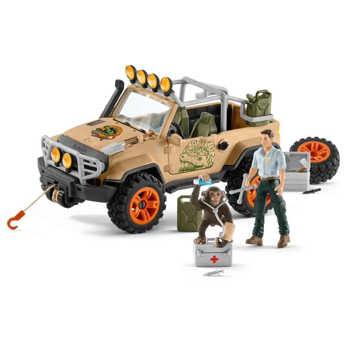 Schleich Wild Life: 4x4 Vehicle with Winch