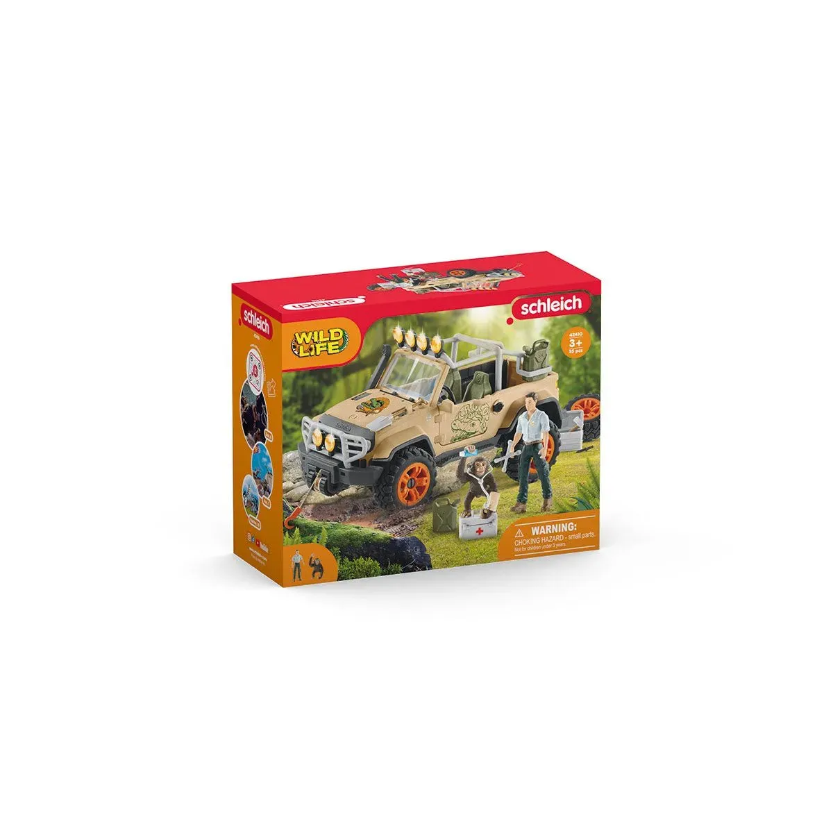 Schleich Wild Life: 4x4 Vehicle with Winch