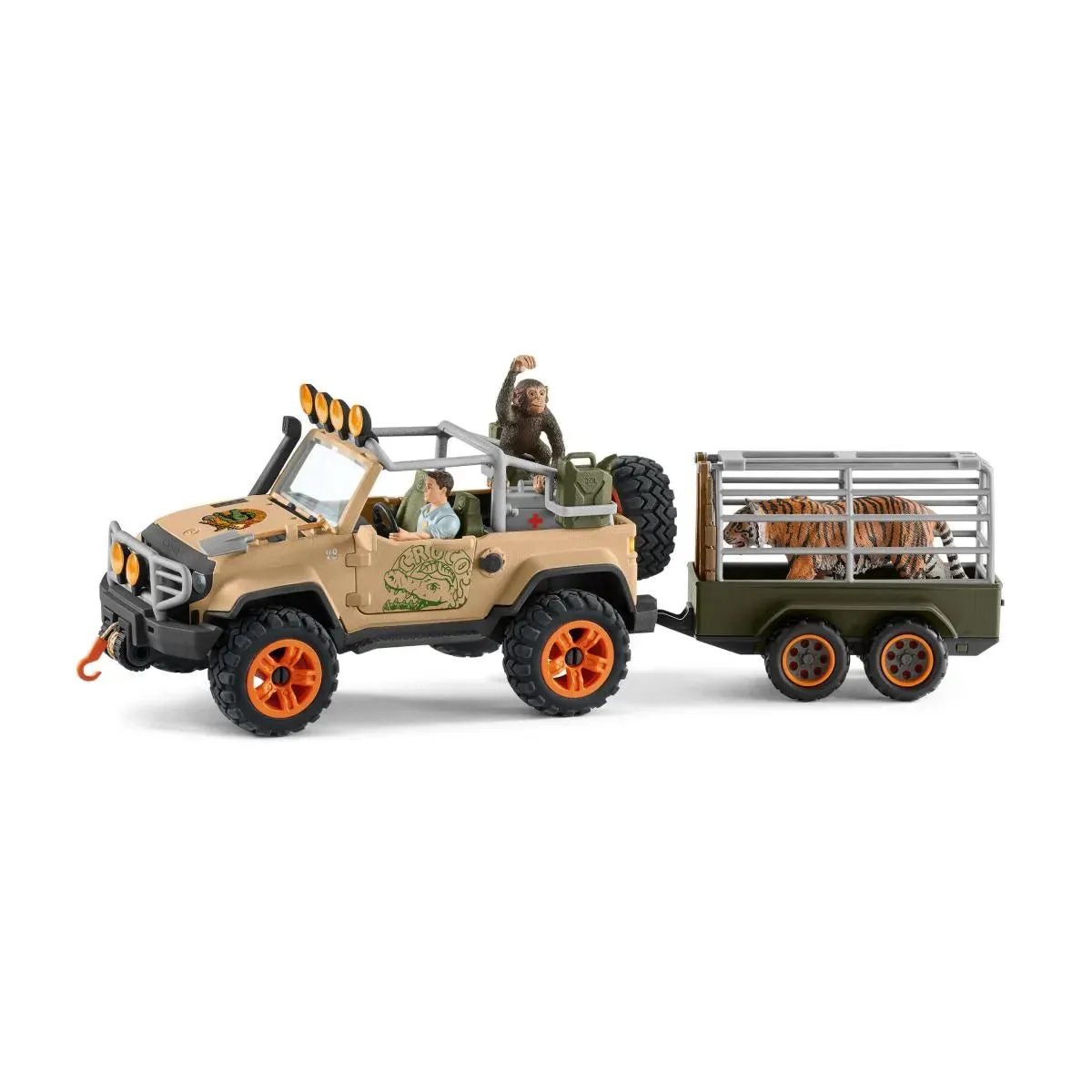 Schleich Wild Life: 4x4 Vehicle with Winch
