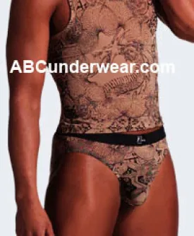 Sheer Dragon Tattoo Brief