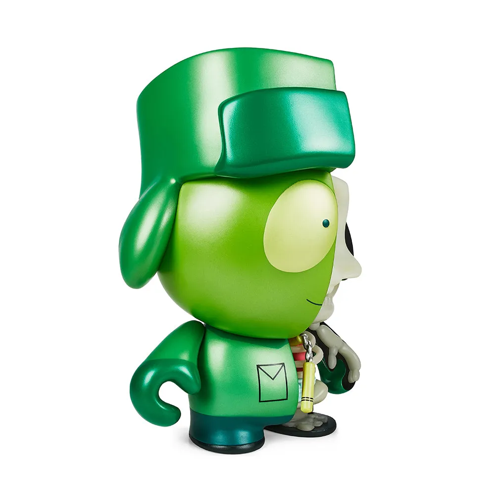 South Park Anatomy Kyle 8" Vinyl Figure - Kidrobot.com Pearlescent GID Exclusive (Limited Edition of 400)