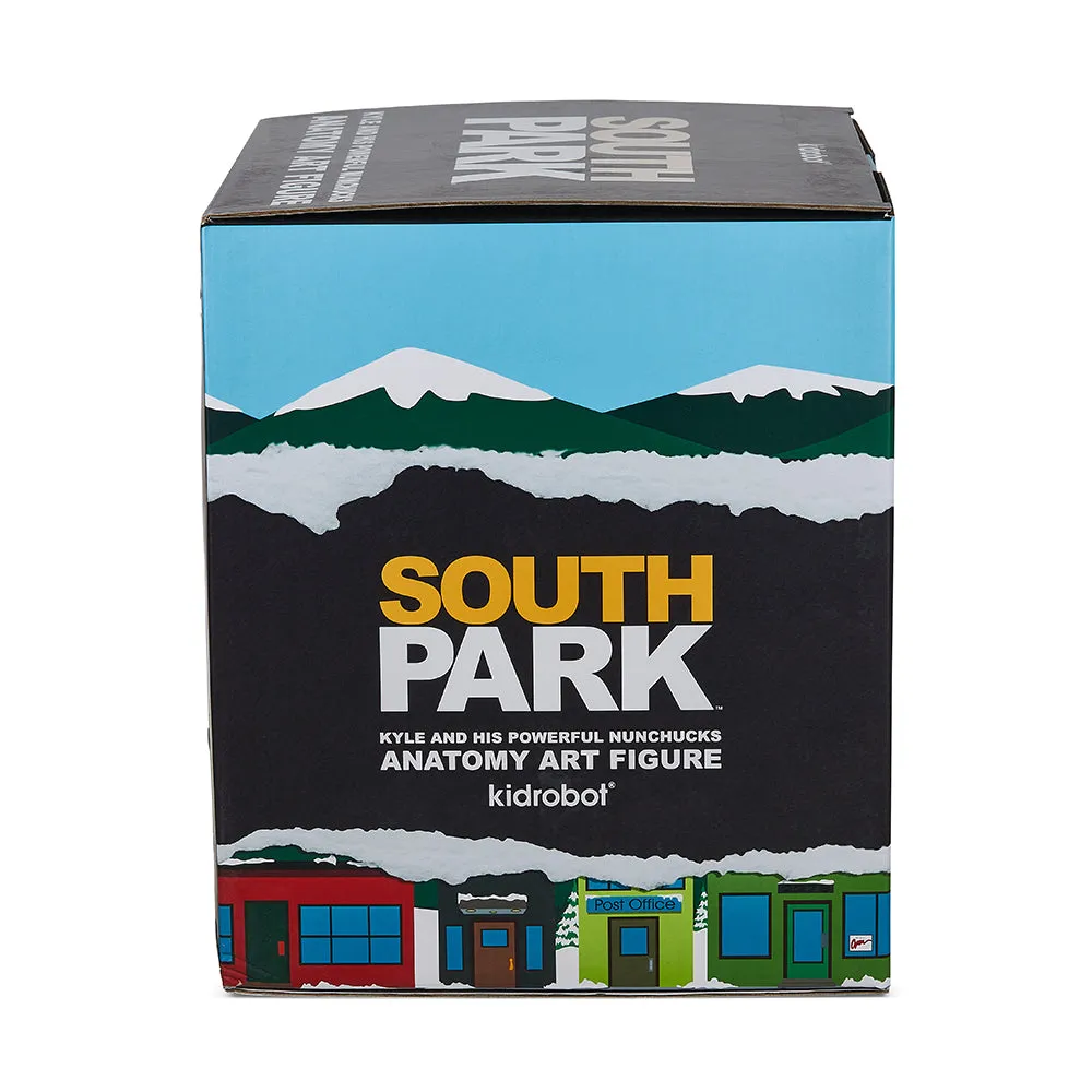 South Park Anatomy Kyle 8" Vinyl Figure - Kidrobot.com Pearlescent GID Exclusive (Limited Edition of 400)