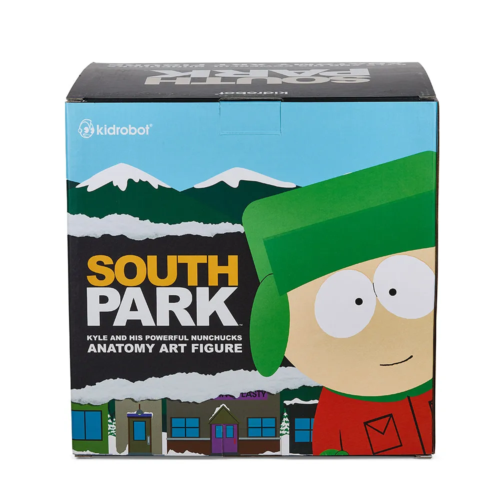 South Park Anatomy Kyle 8" Vinyl Figure - Kidrobot.com Pearlescent GID Exclusive (Limited Edition of 400)