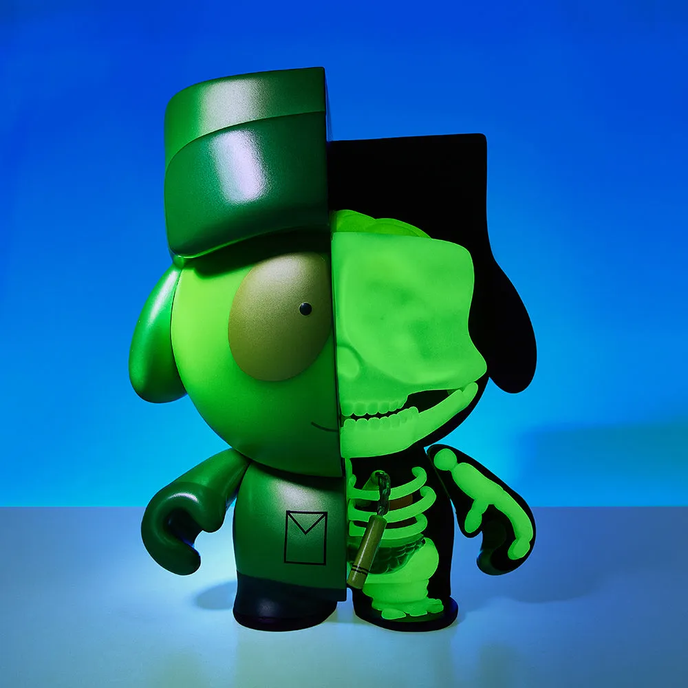 South Park Anatomy Kyle 8" Vinyl Figure - Kidrobot.com Pearlescent GID Exclusive (Limited Edition of 400)