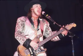Stevie Ray Vaughan Screams on Soul to Soul Tour 1985 Photo Print