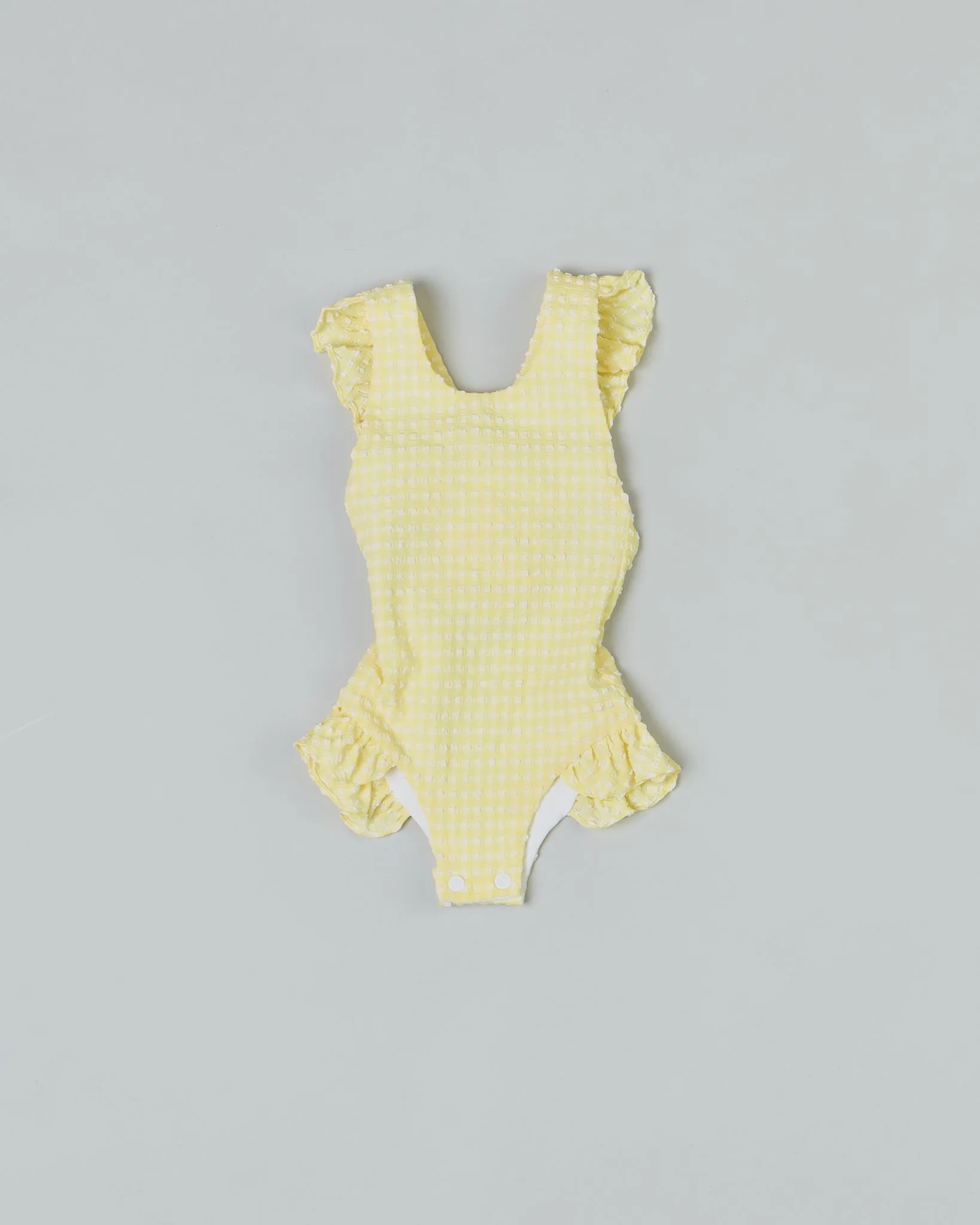 Tabitha Girls One Piece in Citrine Gingham