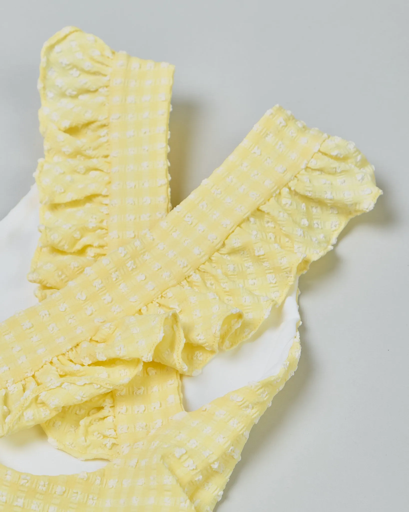 Tabitha Girls One Piece in Citrine Gingham