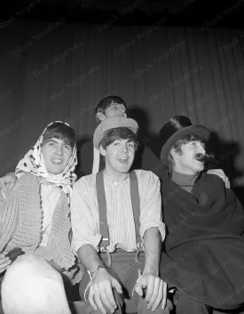 The Beatles Christmas 1963 London Photo Print